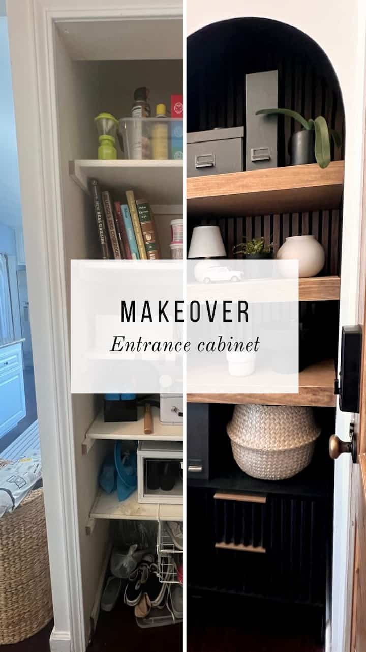 The closet door kept slamming into the front door—so I ripped it off and went full-on open closet mode. Built the dreamy arch wall I always wanted, had a few “what am I doing?” moments but nailed it. Floating shelves + compact drawers = total entryway upgrade. No more door drama, just smooth flow and good vibes when I walk in. This makeover? Game-changer for my entryway life✨

#DoorClashNoMore #EntrywayGlowUp #ClosetFix #DIYMakeover #ArchDream #FloatingShelves #DesignFlow #SmallSpaceWin #HomeUpgrade #InteriorVibes