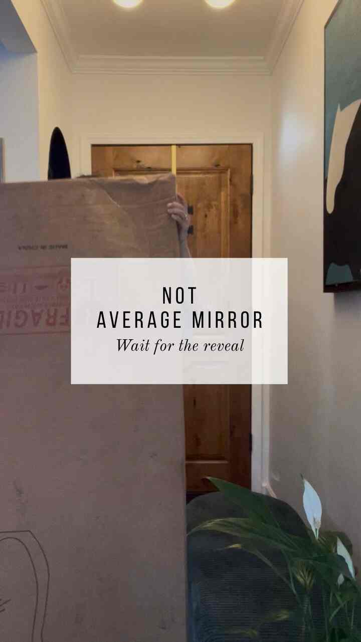 Not average mirror… wait for the reveal 👀
Serving soft curves and major vibes ✨
This mirror turned my tiny nook into a moment.

#entranceinterior #entrance #entrancehall #entrancedesign #entrancemirror #entrancewall #floormirror #mirrorinterior #mirror #unboxing 