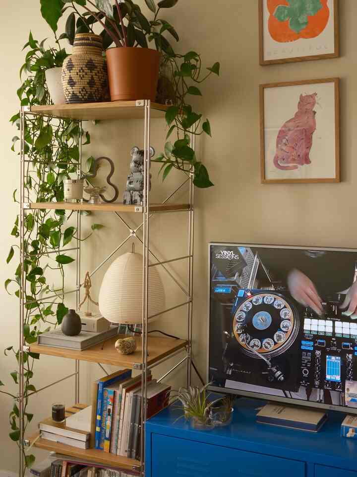 This muji shelf is filled with things I love - collection of books and items I bought from different cities

#shelfinterior #shelfdecoration 