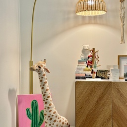 Cozy corner vibes ✨ 
A touch of playfulness meets modern style🦒
#OhouseAmbassador #HomeStyling #InteriorInspo #CozyCorner #ModernLiving #HomeDecor #BedroomVibes #InteriorDesign
