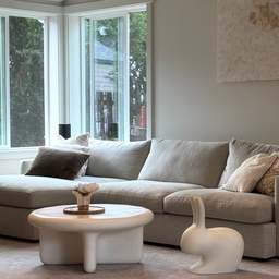 Soft light, neutral tones, and a little playfulness in the corner 🐇✨
#minimalhome #scandinavianinterior #modernliving #neutraldecor #cozyvibes #interiorinspo #designhome #seattlehome #livingroomstyle