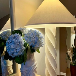Affordable pieces that still feel elegant ✨
A sculptural vase with fresh blooms and a statement lamp. little details that change the mood without breaking the budget 🤍
#homeaccents #homeaccessories #budget #hometips #homedecor #affordablestyle 
