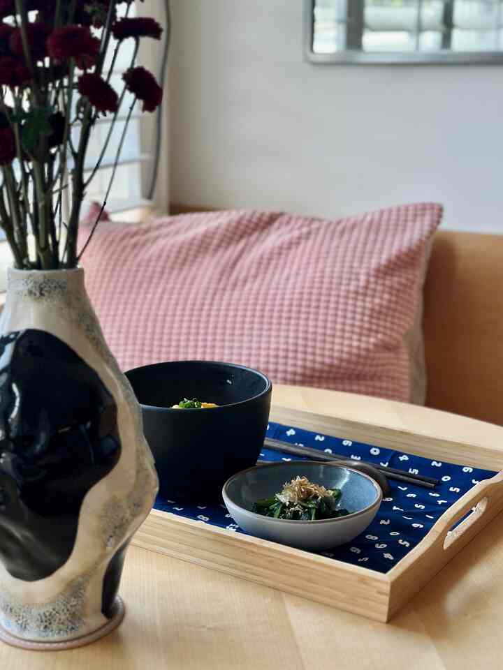 Quick lunch on a workday 
#dinningtable #tableware #heathceramics 