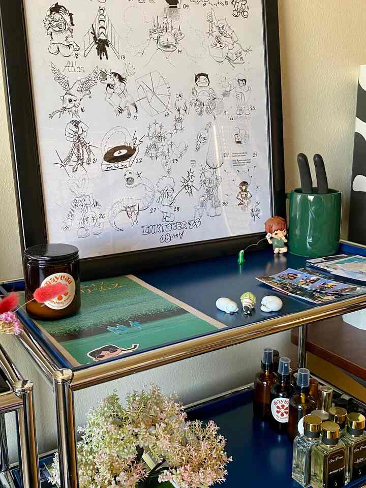 Trinket showcase + all my fragrances 🤪🤪 #mcm #lelabo #mayumifragrance #hirono #inktober #usmhaller #usmhallerdupe