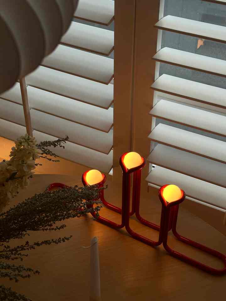 New lamp from IKEA x Gustaf Westman collab ❤️
#ikea #ledcandelabra 