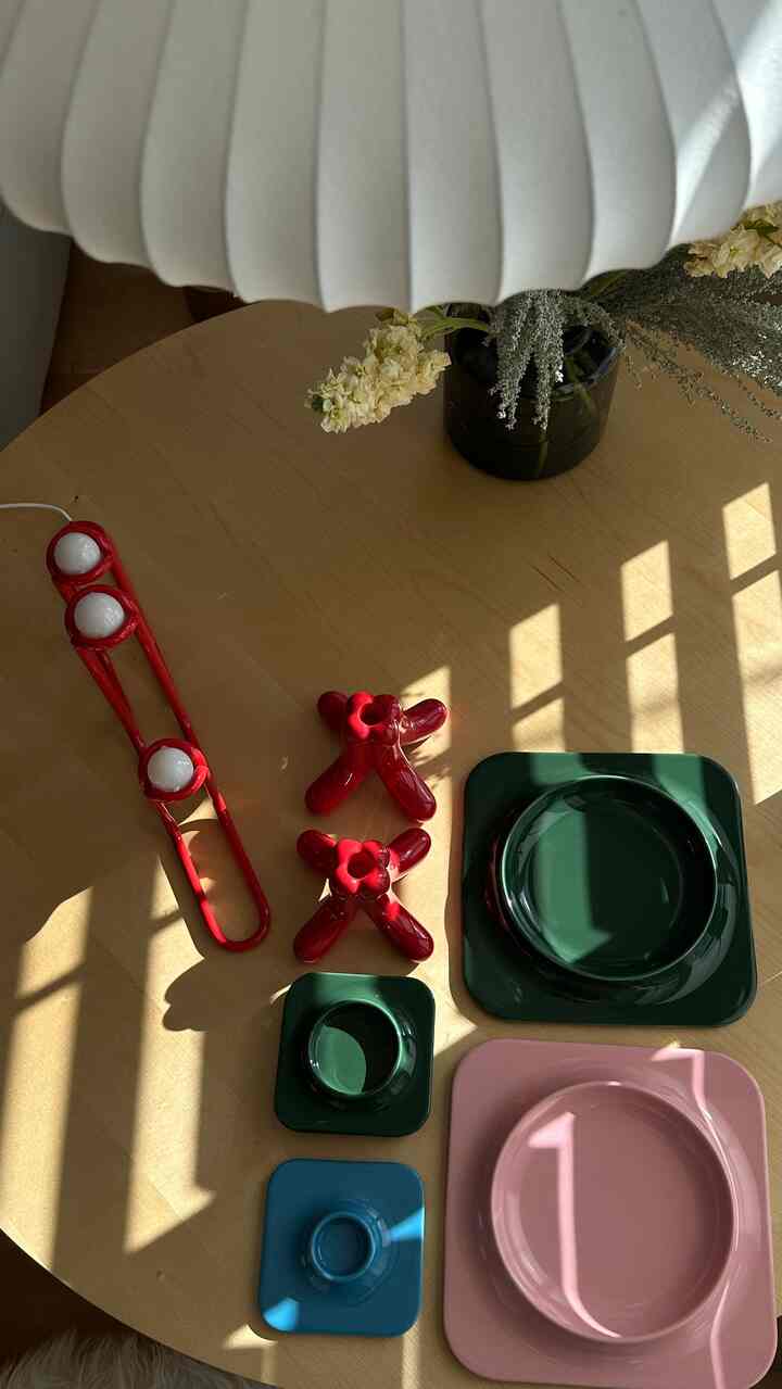 Gustaf Westman x Ikea collab 
Love this collaborations so much! Gustaf’s design is so vibrant and fun, and they are affordable and functional.

Especially the plates, they can be used to serve pasta, pizza, pretty mucu anything!
The green candle plate can also be used as a sauce bowl or small side plate too ❤️

#honestreview #hometips #productreview #realreview #budget #dining #tableware #vibrantcolors 