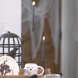 Floating candles, spider web, and coffee — just a cozy fall morning. ☕🕯️
#halloweendecor #halloweenvibes #spookyseason #fallfun #homefortheholidays #kitchen #dining #candles