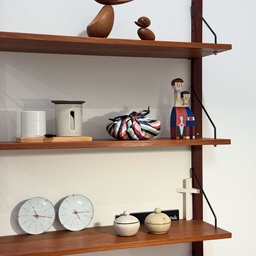 Adding a few new pieces to our vintage teak wall shelving system. Forever obsessed with Danish vintage furniture. 🤎
#vintage #danish #vintagefurniture #teak #mcm #teakfurniture #wallsystem #decorations #cozyhome 