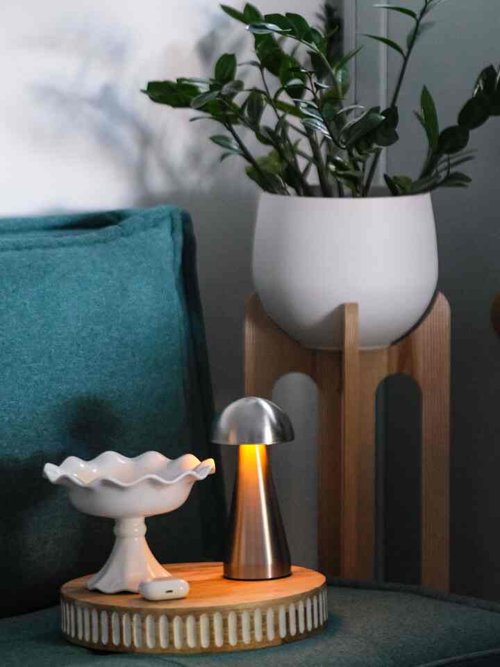 This mini lamp shifts through three light modes, and the warm yellow glow feels like pure autumn with a soft and cozy warmth perfect for quiet nights.

It gently lights the room just enough to wrap everything in a calm fall mood without ever feeling too bright.

#moodlighting
#cozycorners #glowseason #homeinspiration
#fallvibes #rainydayaesthetic #warmglow