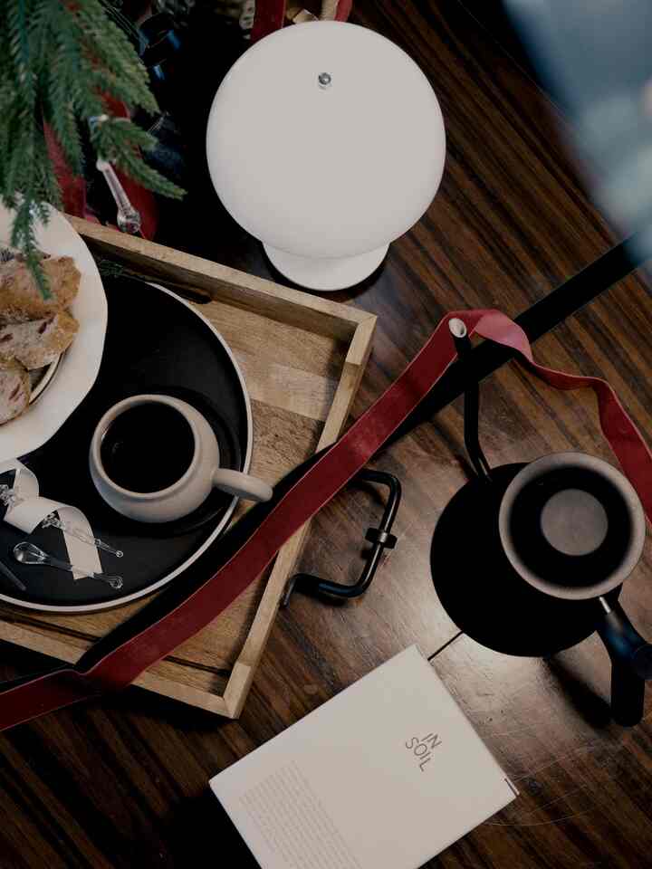 A top-down view of the table with the mug as the star of the scene. Velvet ribbons and festive touches bring in that cozy Christmas feeling.

#WelcomeChallenge #homegratitude #mugcup #prettymug #brunch #holiday #christmas