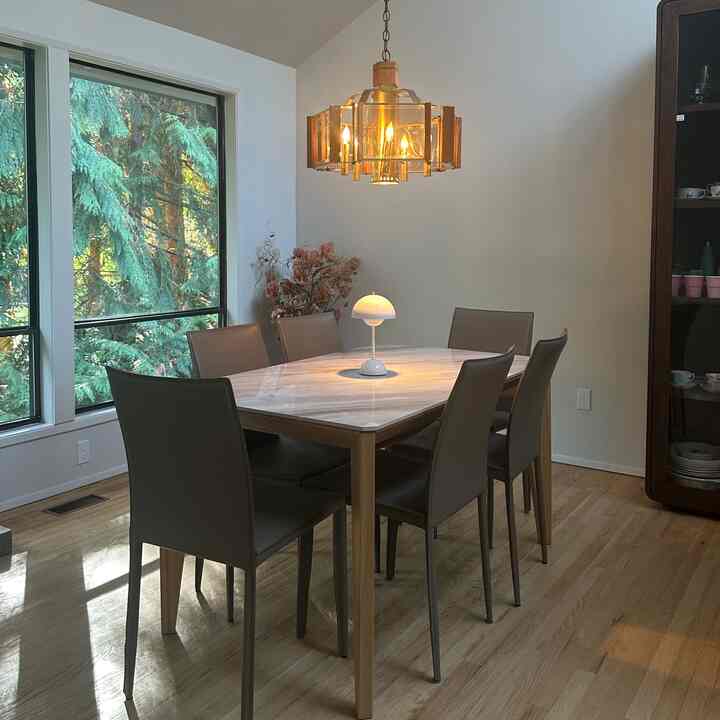 Getting our dining room ready for the New Year! Thanks to Ohouse, these beautiful lamps make the space feel warm and inviting. 🤍

#OhouseGather #OhouseGlow #CozyHome #OhouseReset #Ohouseglow #Ohousecleanse #NewYearReset #lamp #interior #kartell #coffeetable #livingroomfurniture #designchair #designlamp #livingroomtable #designfurniture #cassina #interiorfurniture #livingroomsofa #decoratingtips #designer #livingroominterior #chairrecommendation #table #monochrome #livingroomlighting #moderninterior #light 