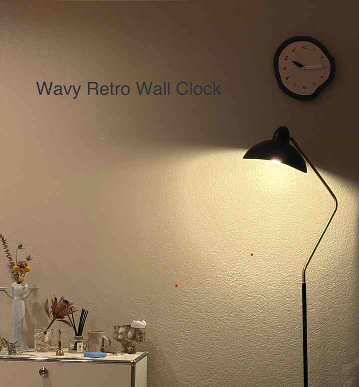 I’ve been using this clock for about four months now, and I absolutely love it.
It instantly made my space feel more stylish and thoughtfully curated. Every time I look at it, it adds a subtle retro charm that elevates the whole room.
Honestly, this is my all-time favorite clock — my forever clock. 

#ohouseproduct #wavyretrowallclock
#wallclock #cozyhome #