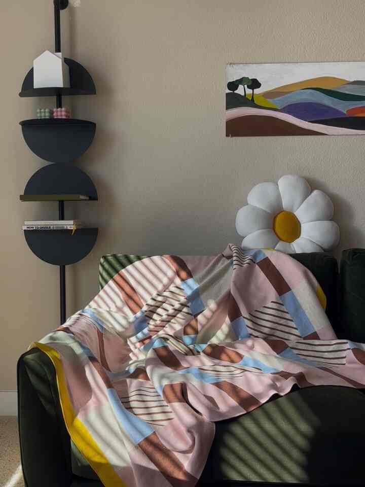 sun shines #blanket #pillows 