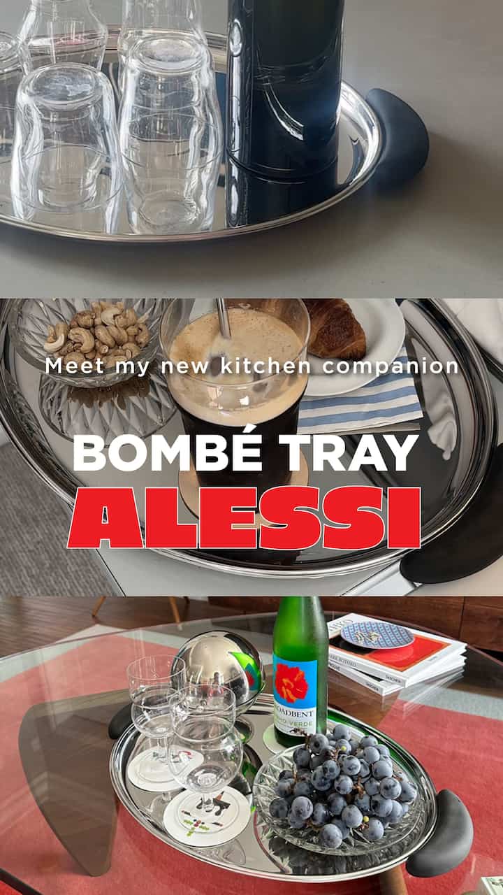 UNBOXING❤️
Finally brought home the tray I’ve been wanting for so long.🥹 

#Alessi #homedecor #tabledecor #tray 