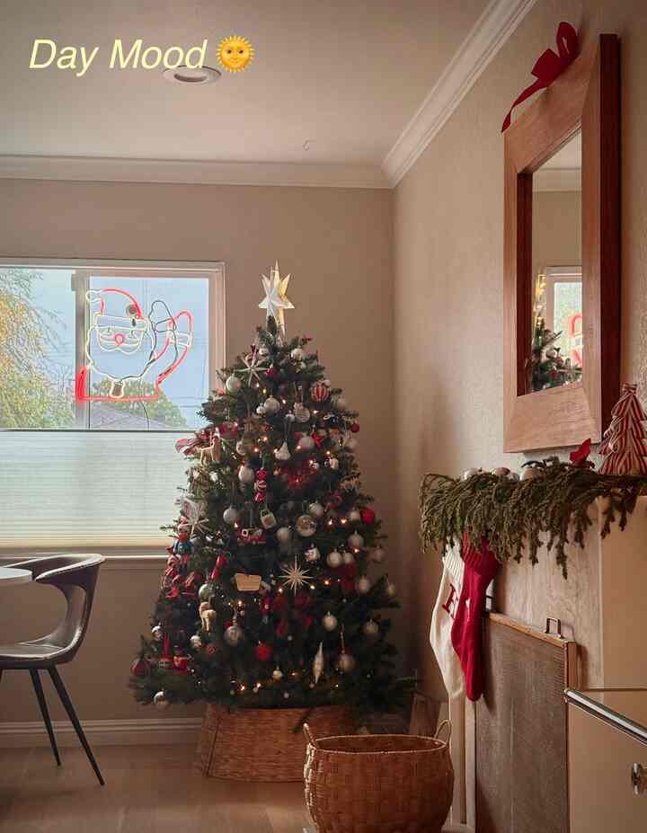 Same tree,
different moods 🌞🌙
Daylight calm,
nighttime magic ✨
Our cozy Christmas at home 🎄

#OhouseTree #Christmasmood #OhouseGather #OhouseGlow #CozyHome
#ChristmasTree