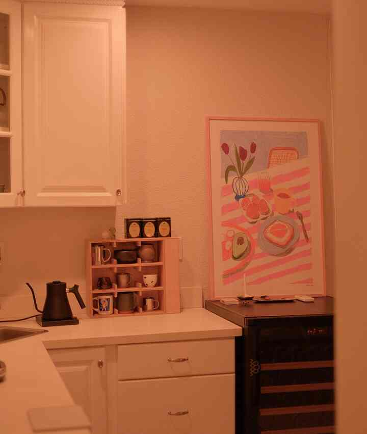 I can’t wait to get into my wine fridge again come February 😆🍷

#winefridge #homebar #homecafe #cozyhome #ohousestyle 