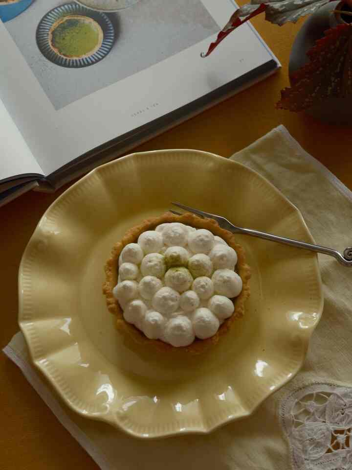 lemon curd tart on Ohouse dessert plate! 🍋
#ohouseproduct #ohousereview #dessertplate