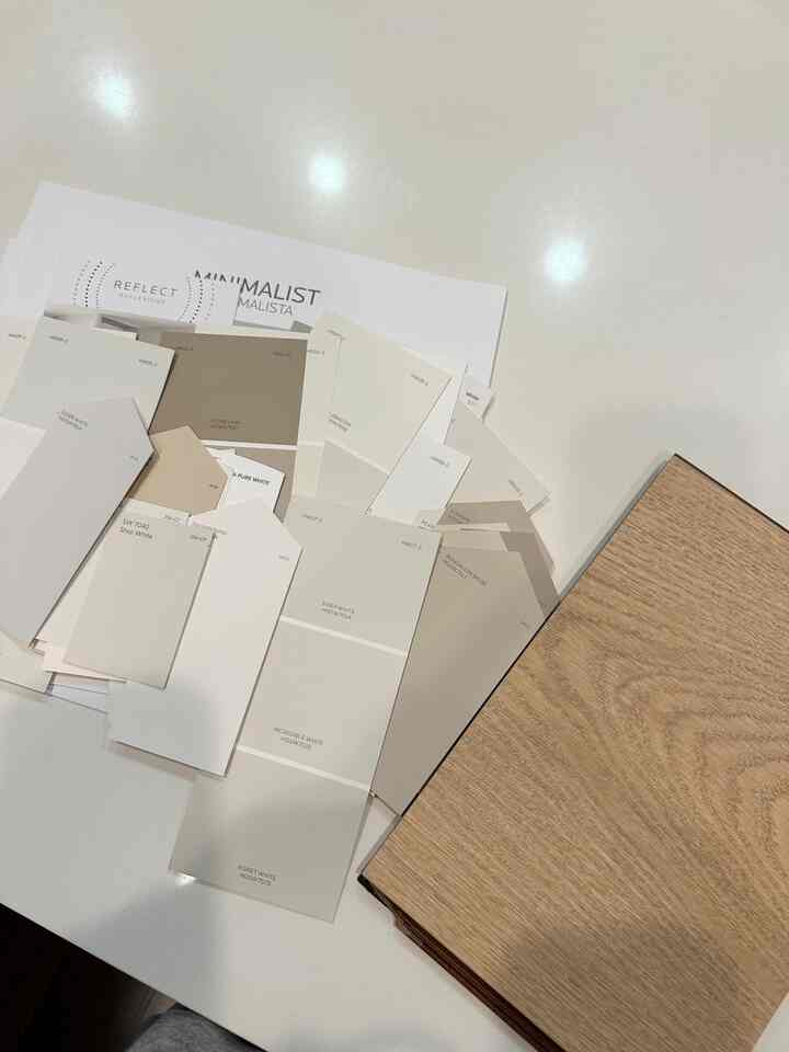 One of the most difficult work for remodeling  was a choosing paint! 😂
There are a hundred of off white colors! 

#painting #offwhite #remodeling 