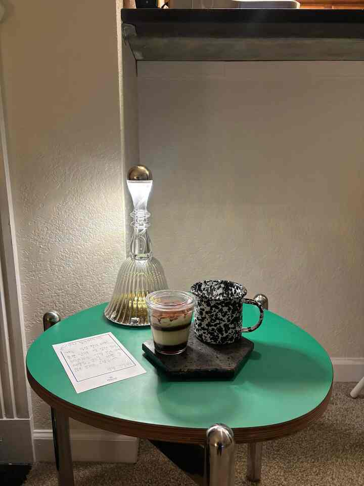 A snack and a sweet note from my son 🤍


#green #colorinterior #colorpoint #stool #lamp