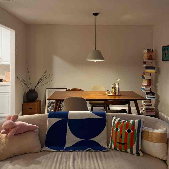 Part of our living room is where we wine and dine, and we love the open floor plan of this room. 

#livingroominterior #minimalinterior #diningroom #diningtable #woodenfurniture #woodendiningtable #CozyInterior 